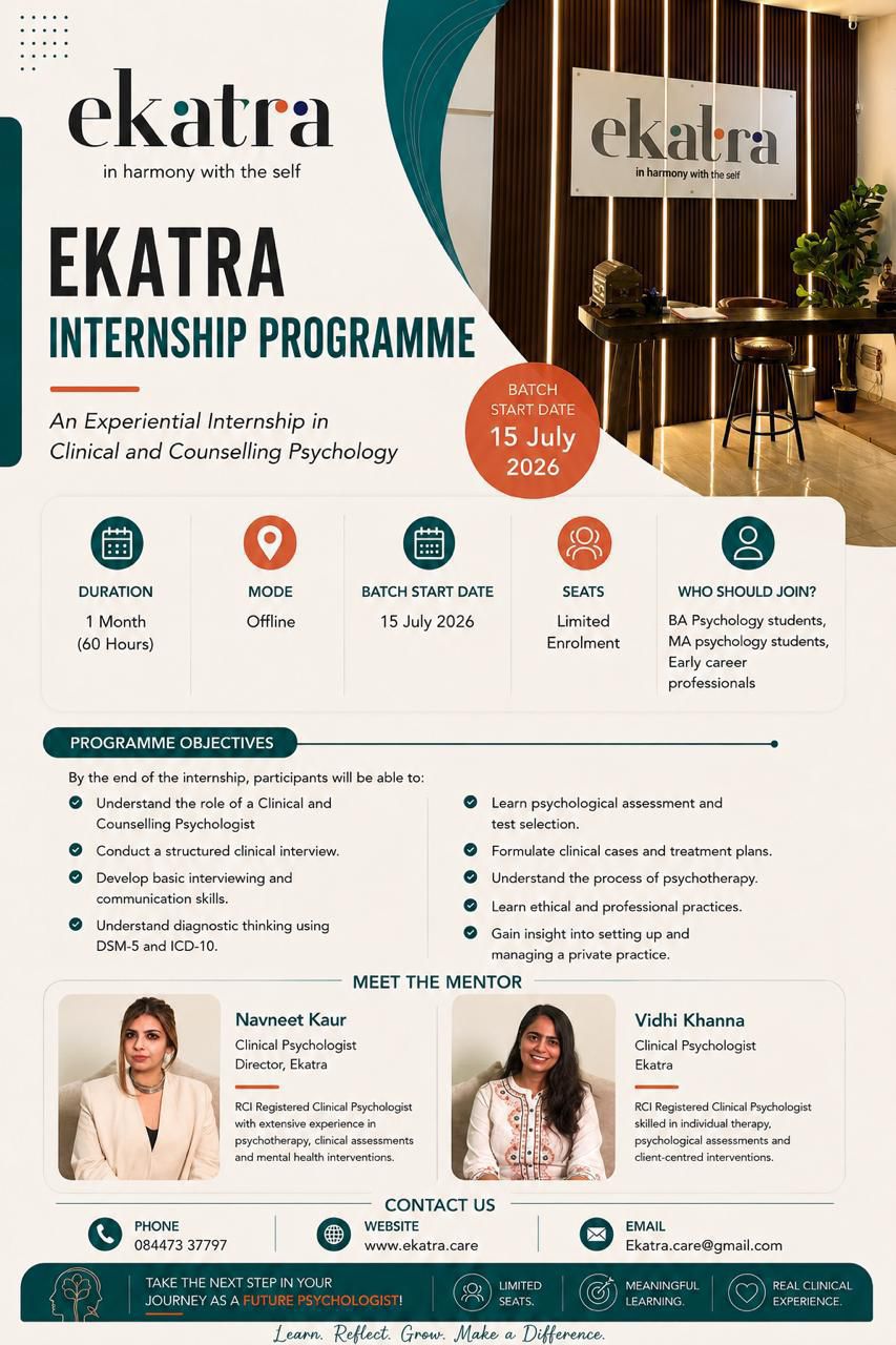Ekatra Internship Programme 2026